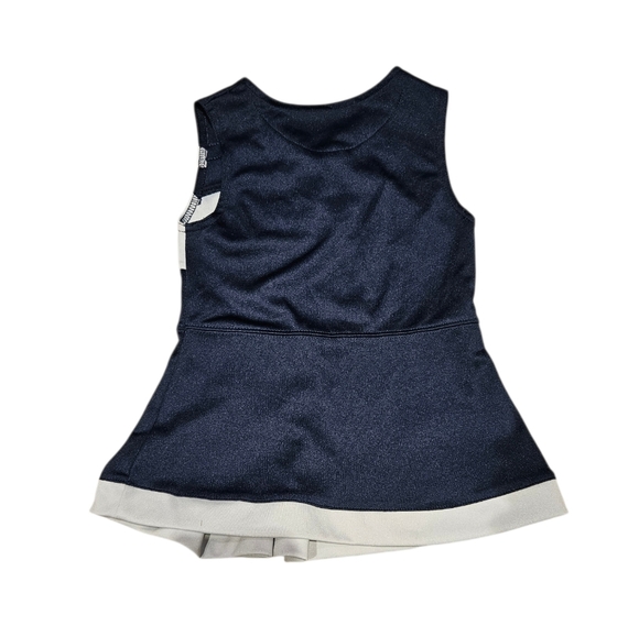 2t Seattle Seahawks Cheerleader Costume Dress Navy Blue & Gray - Picture 2 of 6